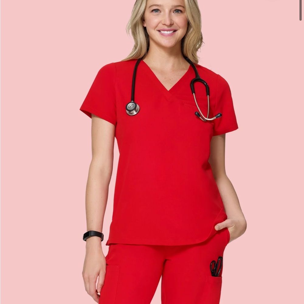 Mandala One Pocket Scrub Top